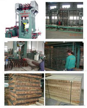 Production Of Hot Or Cold Pressing Of Strand Woven Bamboo Laminated Wood Machine
